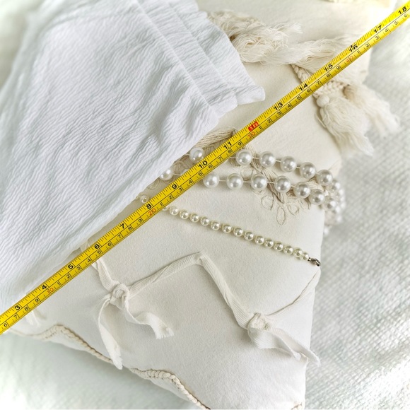 YOU SAY | M | Henley Ruffle Tank Gauze Top Bottom Button Stretch Pajama Set NWT - Picture 12 of 16